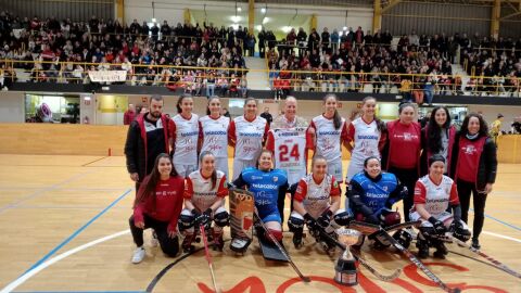 19-3-2024 La plantilla Telecable Hockey femenino