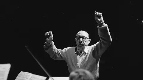 El compositor Igor Stravinsky en una imagen de archivo El compositor Igor Stravinsky en una imagen de archivo