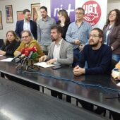 Luis Tudanca apoya las reivindicaciones sindicales del Centro Estrada