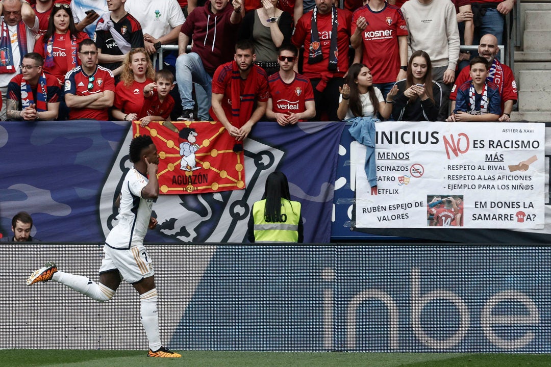 Osasuna niega insultos racistas contra Vinicius Osasuna niega insultos racistas contra Vinicius