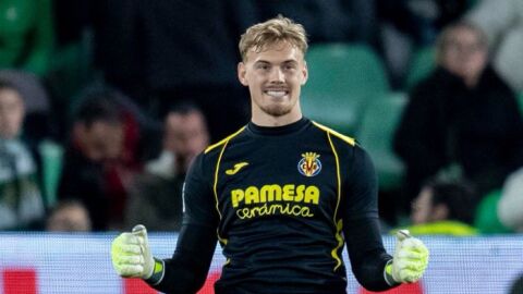Jorgensen celebra una victoria del Villarreal
