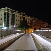 La pasarela de Los Arcos vuelve a lucir cuatro años después en Orihuela La pasarela de Los Arcos vuelve a lucir cuatro años después en Orihuela
