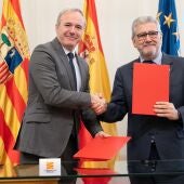 Firma del Acuerdo entre el Gobierno aragonés y la Universidad de Zaragoza