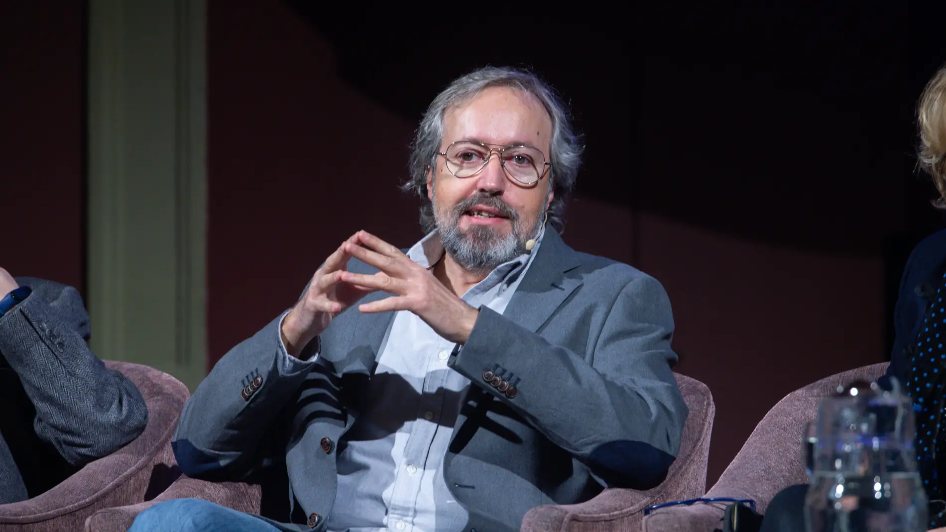 Juan Carlos Girauta durante una conferencia en el ateneo de Madrid 