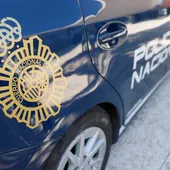Un coche de la Policía Nacional. Un coche de la Policía Nacional.