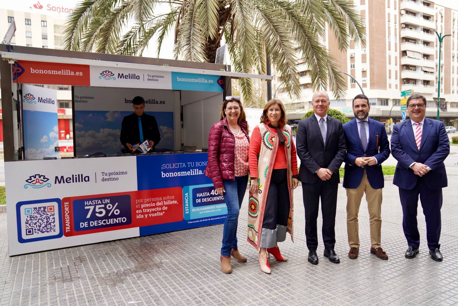 Melilla instala un punto de información en pleno centro de Málaga Melilla instala un punto de información en pleno centro de Málaga