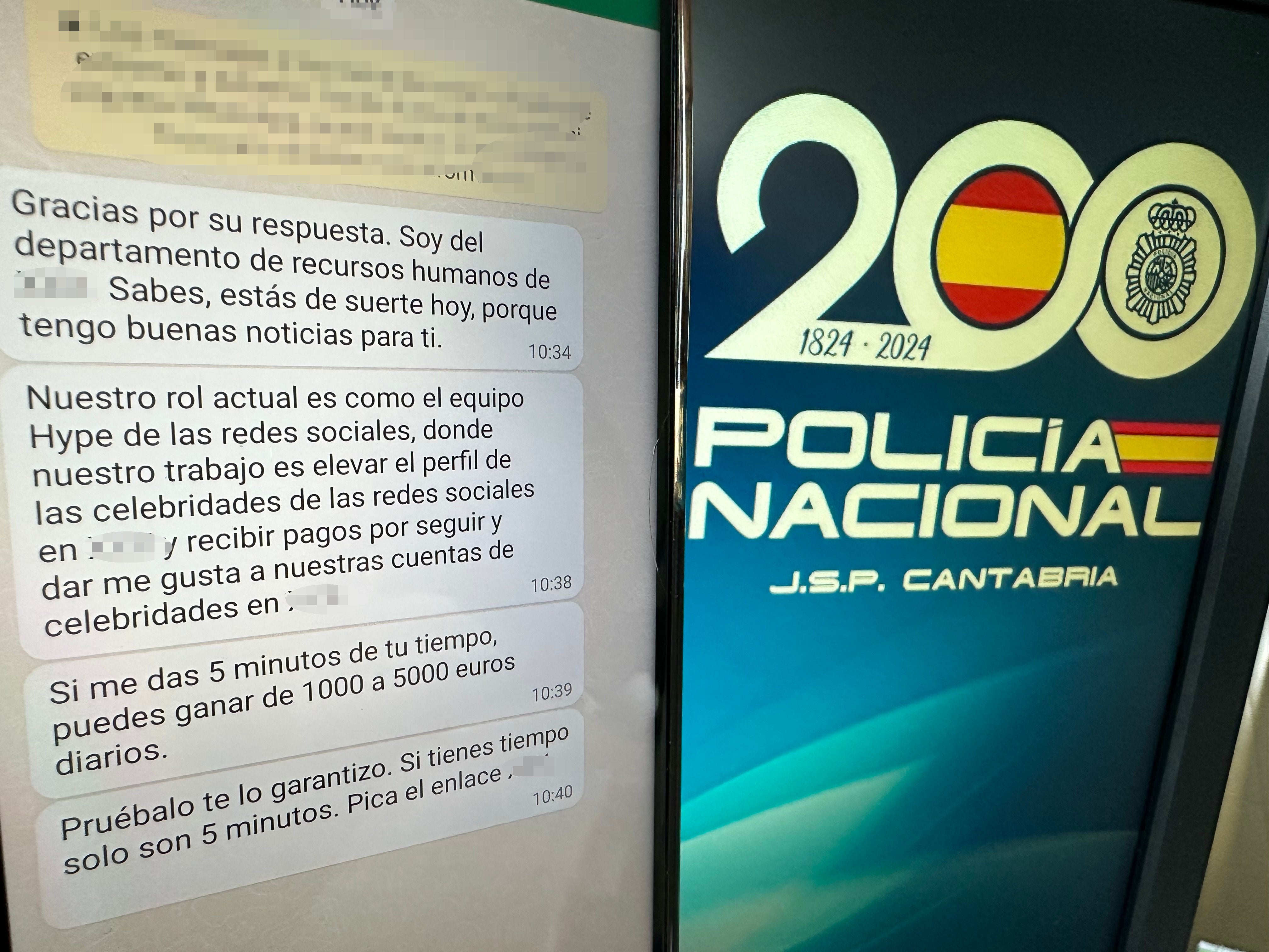 Nueva estafa en Cantabria: la de “tareas en internet o likes" Nueva estafa en Cantabria: la de “tareas en internet o likes"