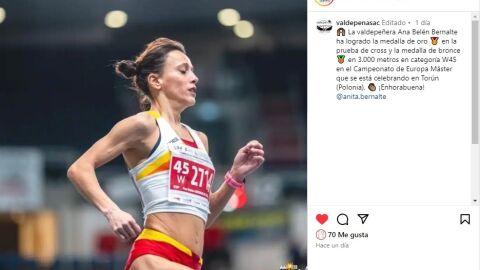 Ana Bel&eacute;n Bernalte en el Campeonato de Europa de Atletismo en Polonia