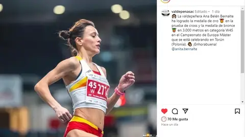 Ana Belén Bernalte en el Campeonato de Europa de Atletismo en Polonia Ana Belén Bernalte en el Campeonato de Europa de Atletismo en Polonia