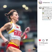 Ana Belén Bernalte en el Campeonato de Europa de Atletismo en Polonia