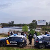 Dispositivo de búsqueda policial en el río Guadiana. Dispositivo de búsqueda policial en el río Guadiana.