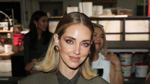 La influencer Chiara Ferragni en la Fashion Week de Mil&aacute;n 