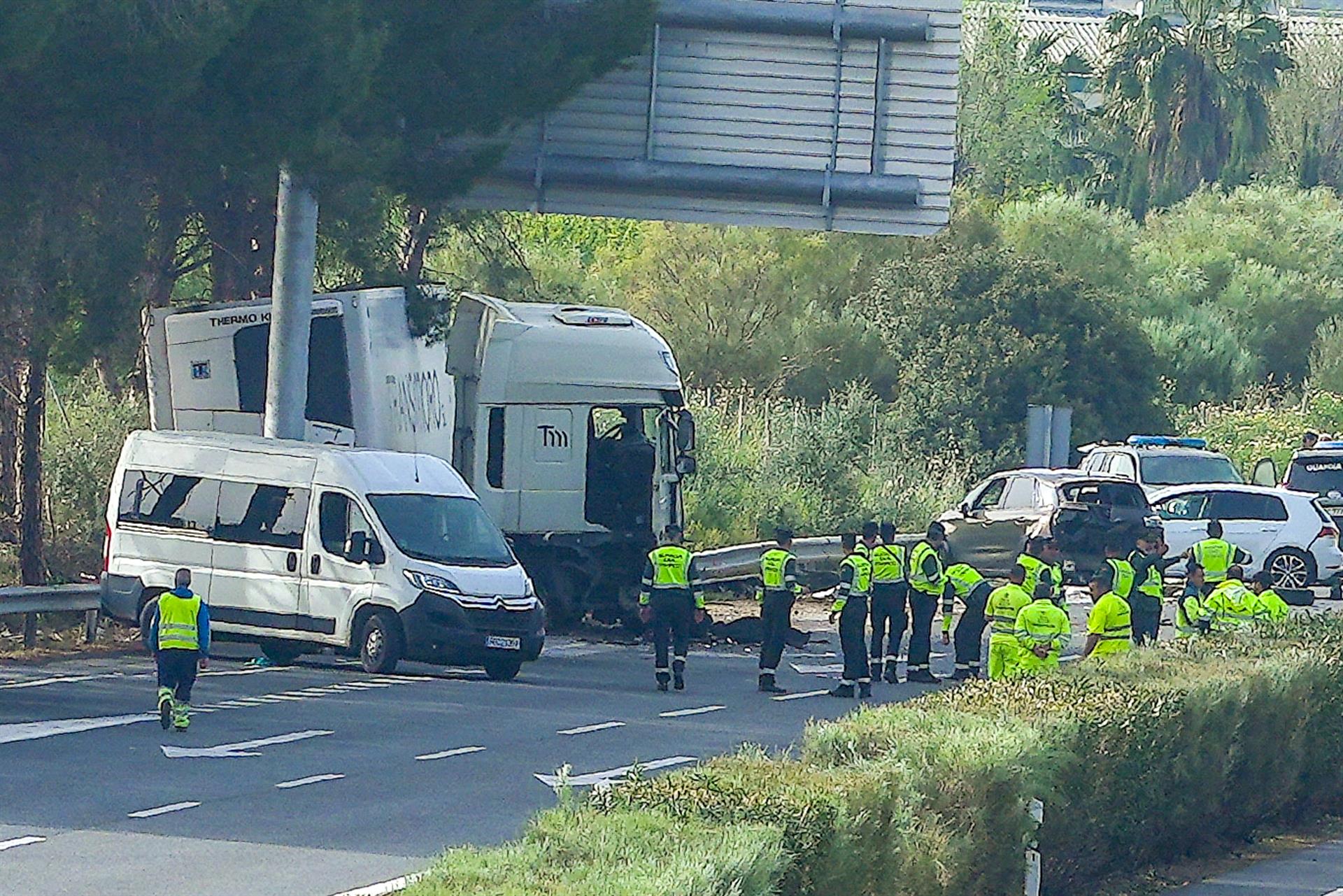 Libertad provisional para el conductor del camión del accidente mortal del Los Palacios Libertad provisional para el conductor del camión del accidente mortal del Los Palacios