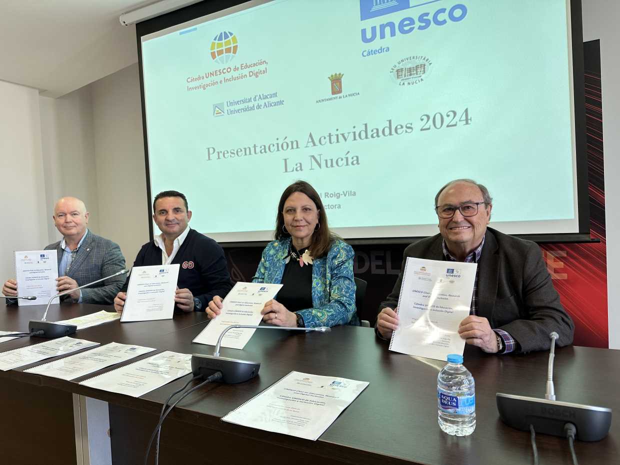 La Cátedra de la UNESCO de la Sede Universitaria de La Nucía presenta su programación anual La Cátedra de la UNESCO de la Sede Universitaria de La Nucía presenta su programación anual