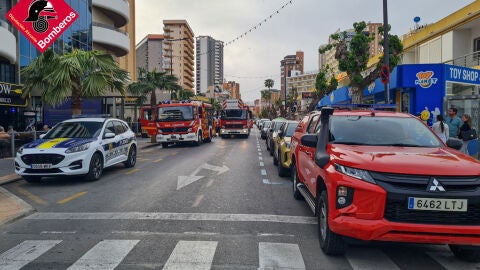 incendio en hotel de Benidorm