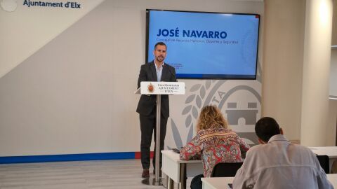 José Navarro, concejal de Recursos Humanos en Elche.