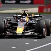 Max Verstappen durante la clasificación del GP de Australia