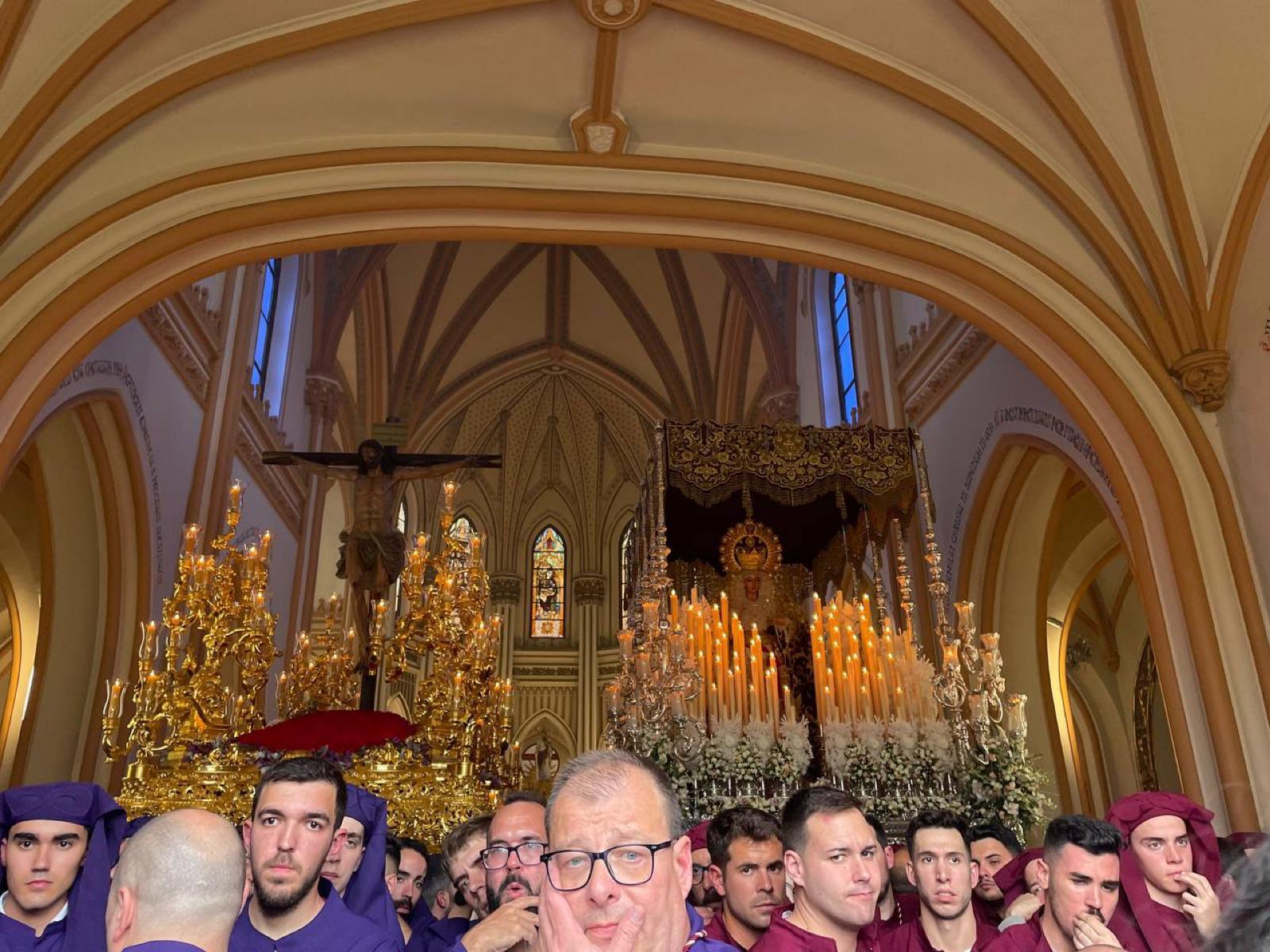La cofradía de la Salud abre las puertas de San Pablo tras anunciar que suspende su salida procesional La cofradía de la Salud abre las puertas de San Pablo tras anunciar que suspende su salida procesional