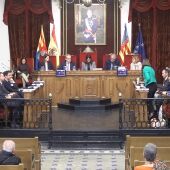 Pleno municipal del Ayuntamiento de Elche del mes de marzo. 