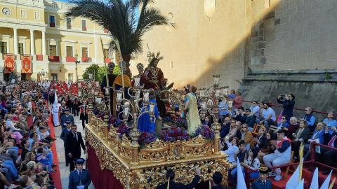 M&aacute;s de 280 nazarenos procesionaron este pasado Domingo de Ramos en Badajoz con 'La borriquita'