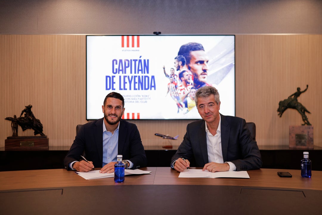 Koke renueva con el Atlético de Madrid Koke renueva con el Atlético de Madrid