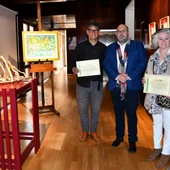 El espacio “Las estaciones del arte” de la Diputación recibe la primavera con las obras de María Luisa Martín y José Carlos Calvo El espacio “Las estaciones del arte” de la Diputación recibe la primavera con las obras de María Luisa Martín y José Carlos Calvo