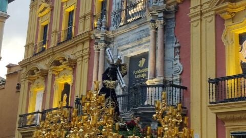 Cofrad&iacute;a de El Rico en la Plaza del Obispo