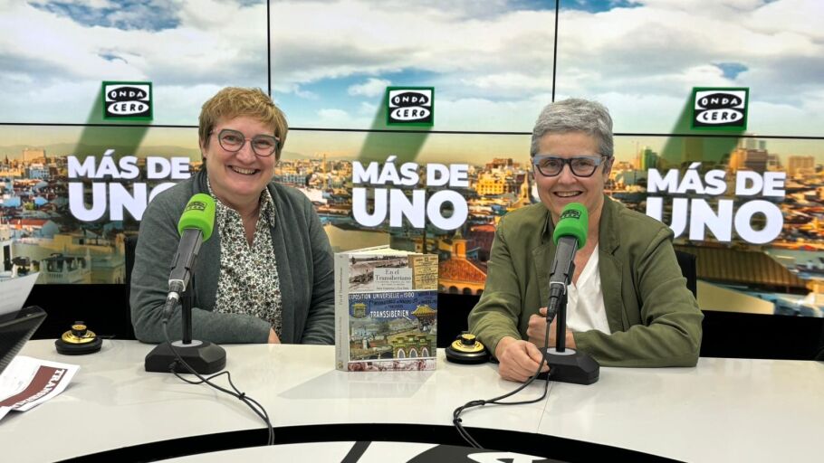  Eva Oru&eacute; y Sara Guti&eacute;rrez, autoras de 'En el Transiberiano'