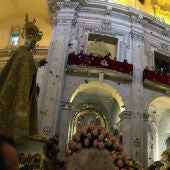 Encuentro de la Virgen de la Asunción y el Cristo Resucitado en la basílica de Santa María de Elche.