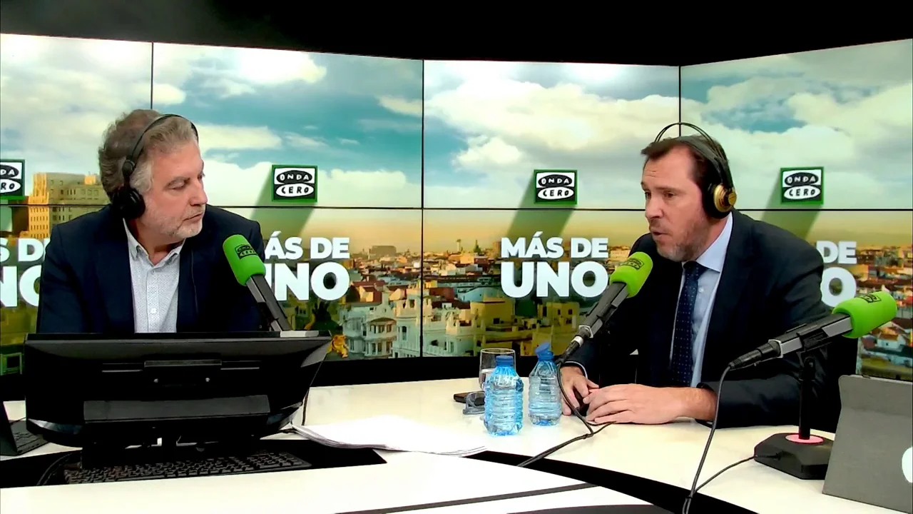 Óscar Puente anuncia en Más de uno que estudiarán denunciar a Ouigo por competencia desleal Óscar Puente anuncia en Más de uno que estudiarán denunciar a Ouigo por competencia desleal