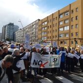 Protesta "casas de Franco"