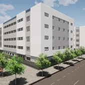 Recreación de las viviendas proyectadas en San Fernando Recreación de las viviendas proyectadas en San Fernando