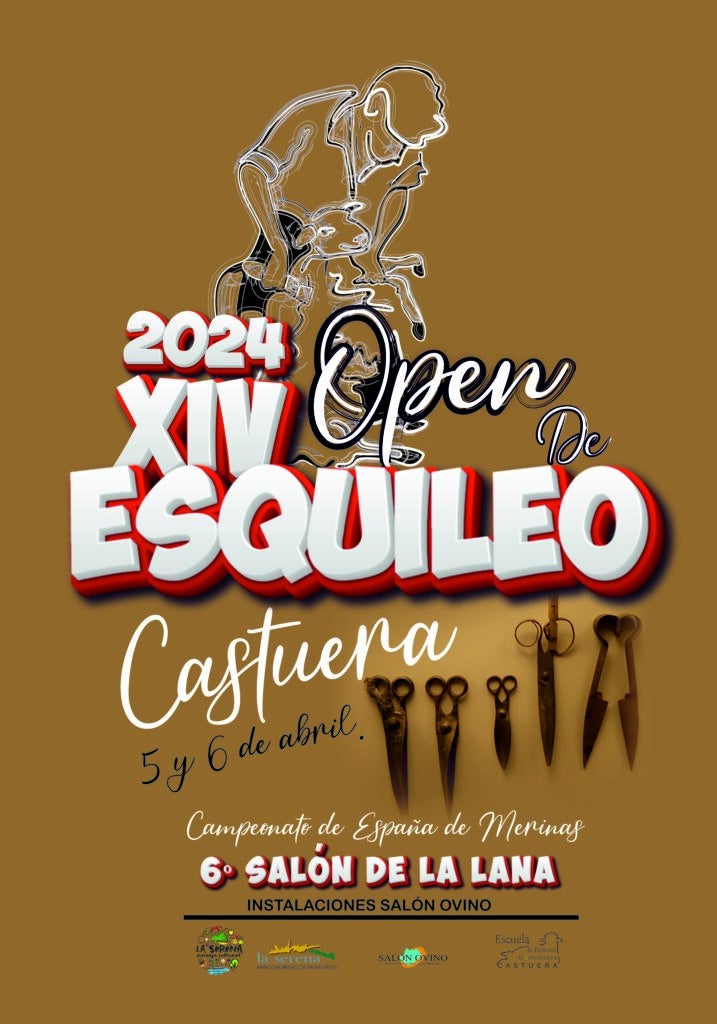 Castuera reúne este fin de semana a los mejores esquiladores del país en su XIV Open junto a su VI Salón de la Lana Castuera reúne este fin de semana a los mejores esquiladores del país en su XIV Open junto a su VI Salón de la Lana