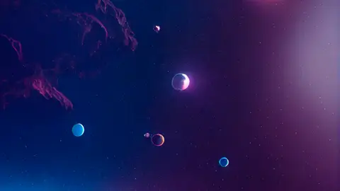 Imagen de unos planetas Imagen de unos planetas