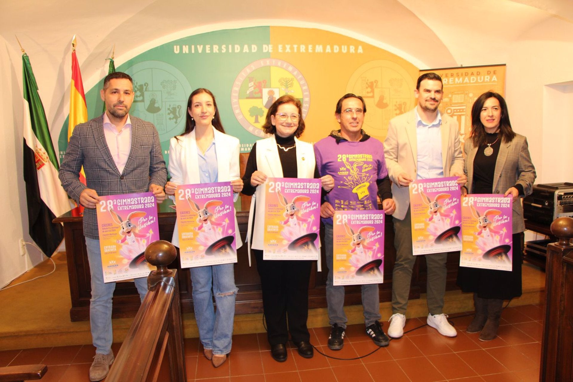 La XXVIII Gimnastrada de la UEx reunirá este sábado a más de 3.300 participantes en Cáceres La XXVIII Gimnastrada de la UEx reunirá este sábado a más de 3.300 participantes en Cáceres