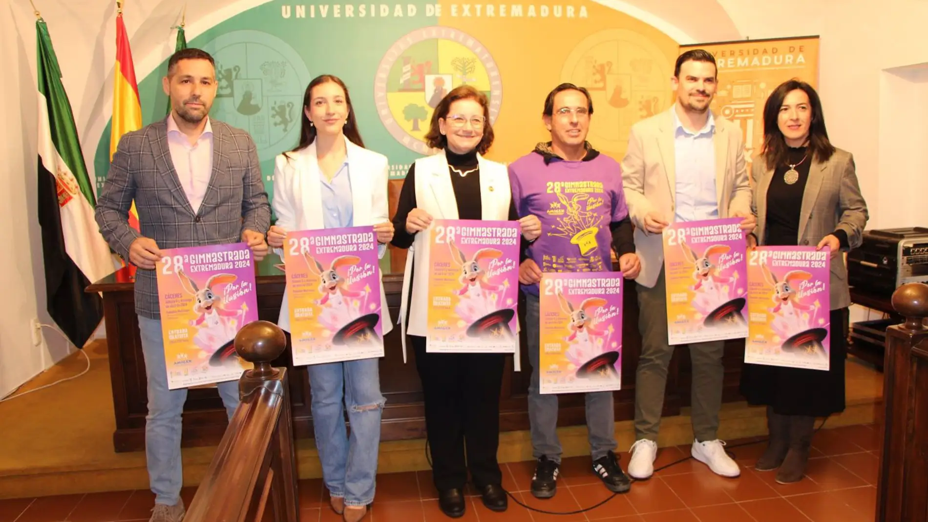 La XXVIII Gimnastrada de la UEx reunirá este sábado a más de 3.300 participantes en Cáceres