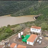 Imagen turbidez agua embalse de Fresneda (Viso del Marqués) Imagen turbidez agua embalse de Fresneda (Viso del Marqués)