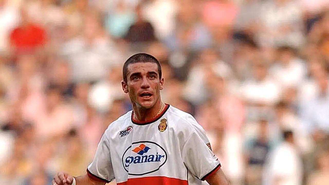 Walter Pandiani durante un partido con el Mallorca Walter Pandiani durante un partido con el Mallorca