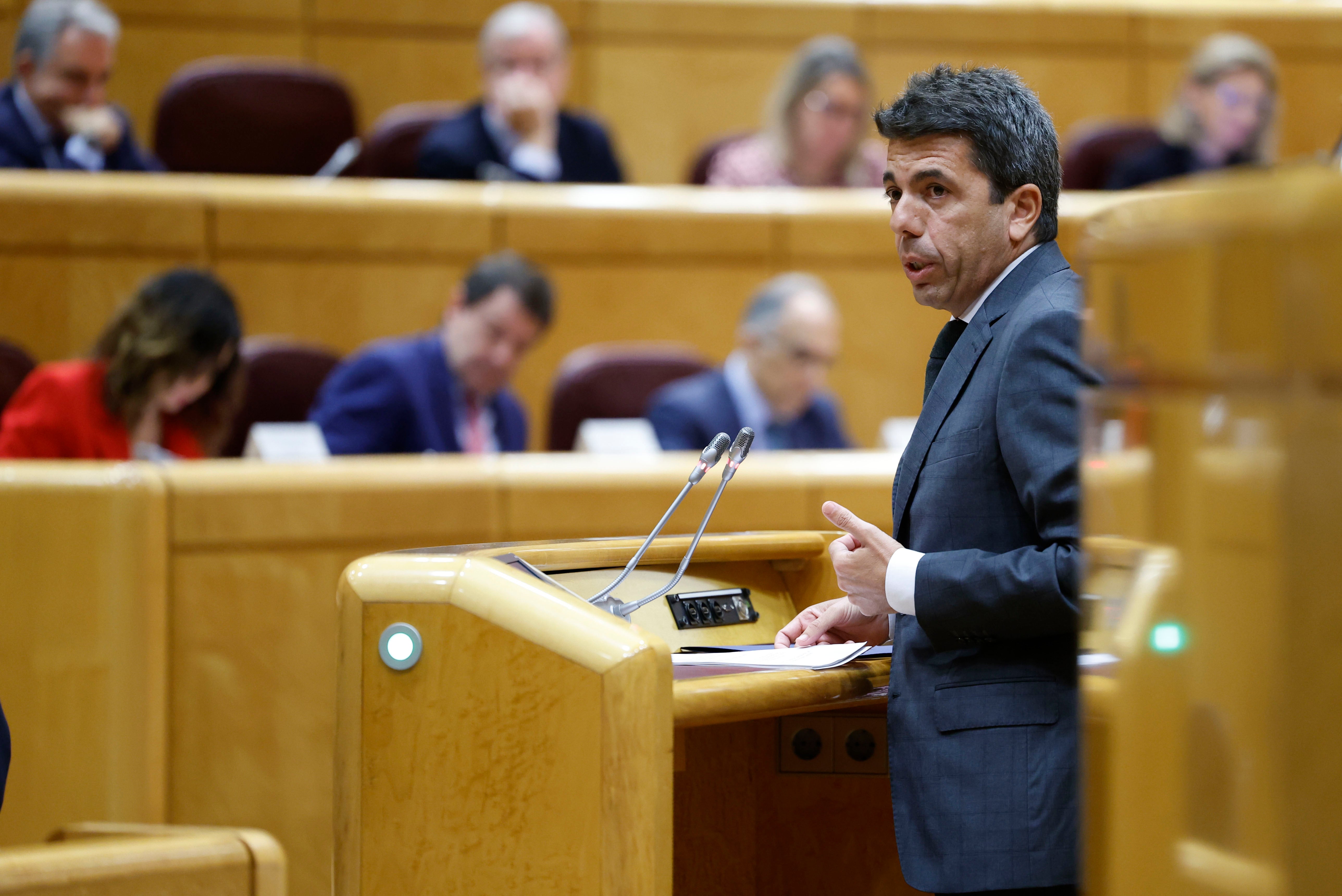 Mazón advierte de la "vocación de expansión del separatismo catalán": "No voy a tolerar ningún menosprecio más" Mazón advierte de la "vocación de expansión del separatismo catalán": "No voy a tolerar ningún menosprecio más"