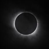 Momento del eclipse total en Burnet County (Texas, EEUU)