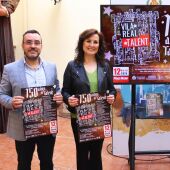 El alcalde José Benlloch, y Rosanna Morales, directora artística de Vila-real Talent. 
