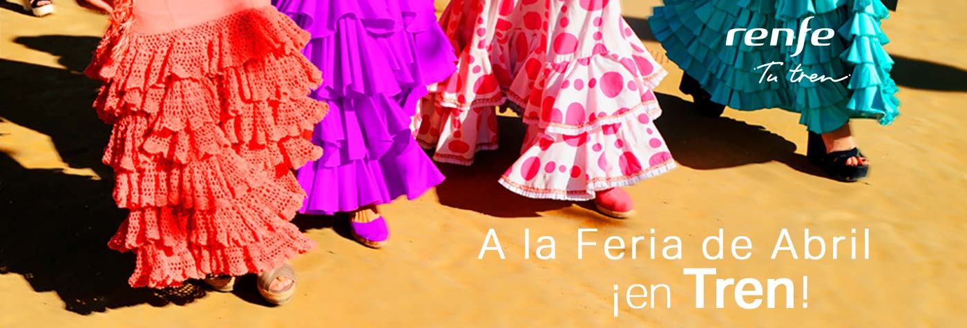 Renfe se pone flamenca con más de 5.000 plazas entre Albacete y Sevilla durante la Feria de Abril Renfe se pone flamenca con más de 5.000 plazas entre Albacete y Sevilla durante la Feria de Abril