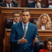 El presidente del Gobierno, Pedro Sánchez, interviene durante una sesión de control al Gobierno, en el Congreso. El presidente del Gobierno, Pedro Sánchez, interviene durante una sesión de control al Gobierno, en el Congreso.