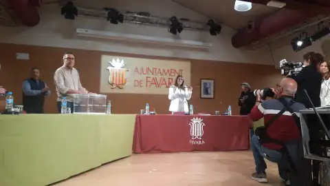 Sarrià toma la vara de mando en Favara Sarrià toma la vara de mando en Favara