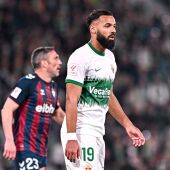 Mourad, delantero del Elche, en un partido de Liga