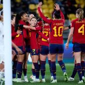 Un partido de la selección femenina española 