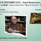 El Instituto Universitario "Miguel de Cervantes" de la Universidad de Alcalá y la Academia de Espectadores organizan un encuentro con el dramaturgo José Luis Alonso de Santos