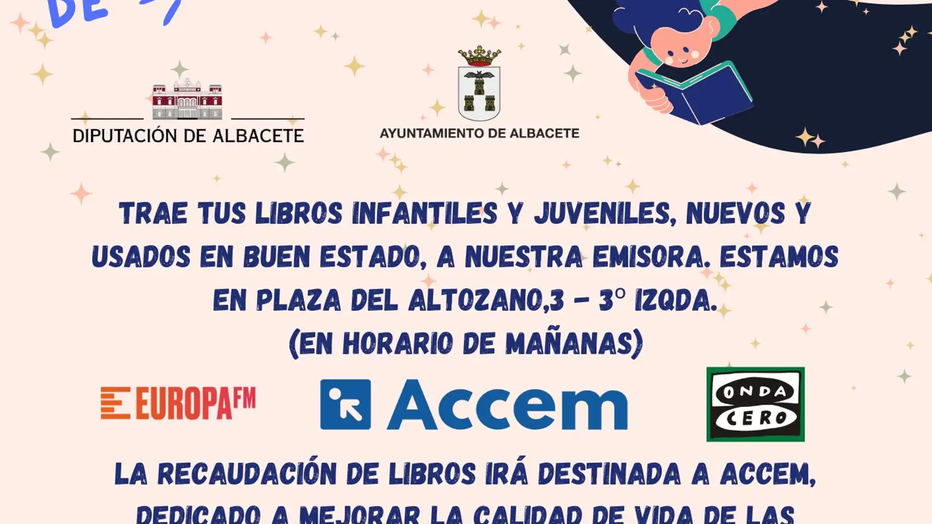 Regresa la acción solidaria Sonrisas de Cuento a Atresmedia Radio Albacete