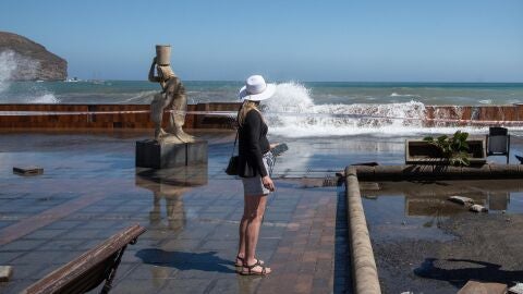 La costa de Fuerteventura es una de las afectadas por el mal estado del mar