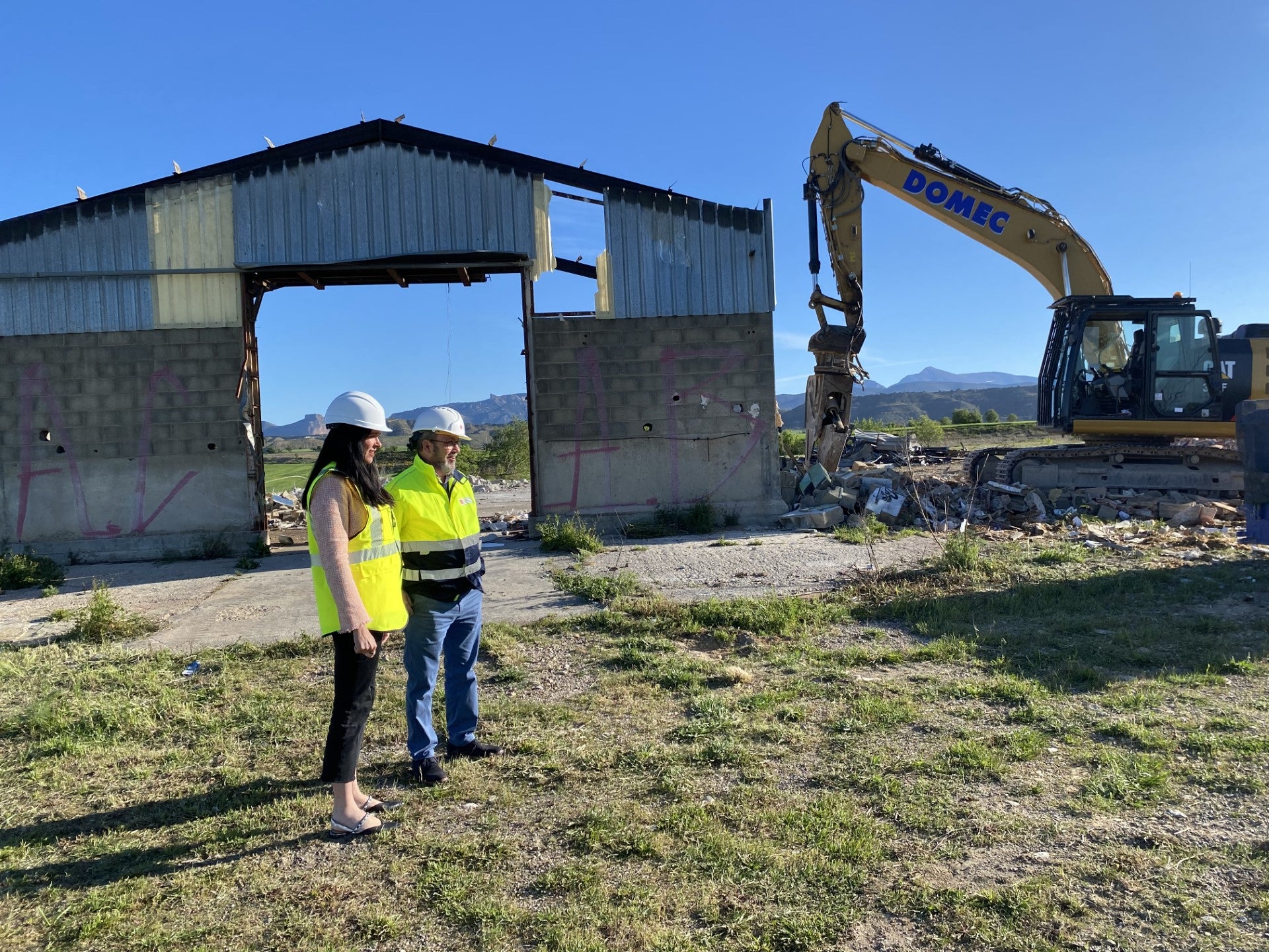 Derribo de edificaciones en la "finca del sordo" Derribo de edificaciones en la "finca del sordo"